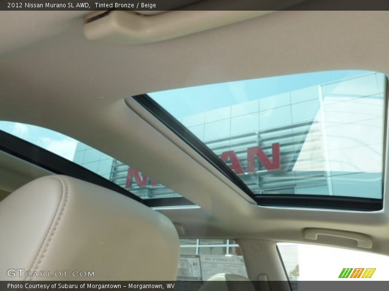 Tinted Bronze / Beige 2012 Nissan Murano SL AWD