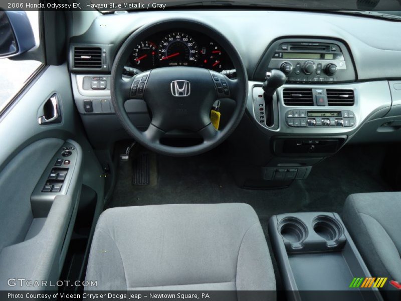 Havasu Blue Metallic / Gray 2006 Honda Odyssey EX