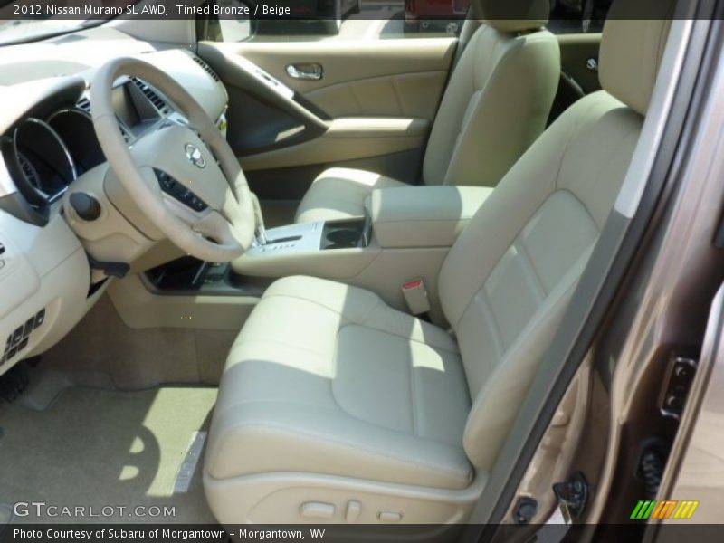 Tinted Bronze / Beige 2012 Nissan Murano SL AWD