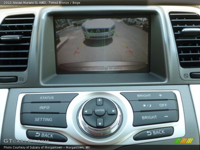 Tinted Bronze / Beige 2012 Nissan Murano SL AWD