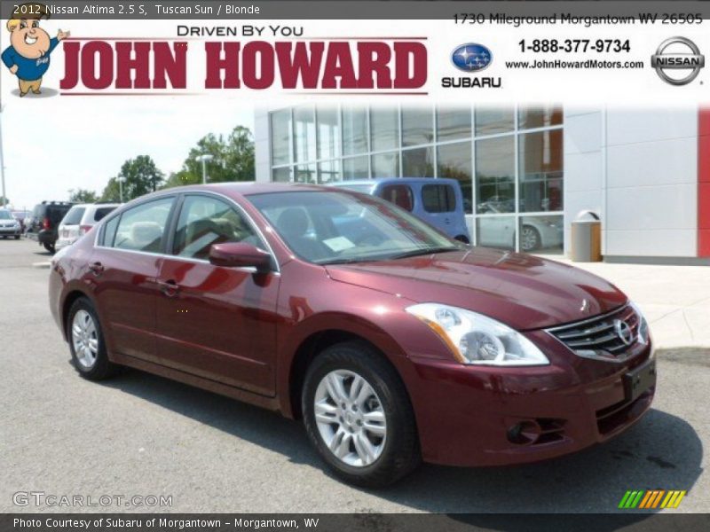 Tuscan Sun / Blonde 2012 Nissan Altima 2.5 S