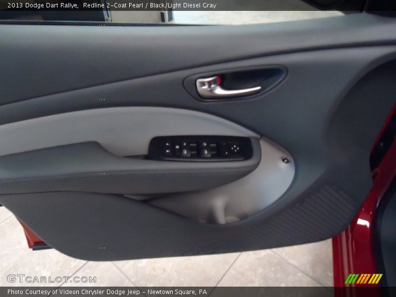 Redline 2-Coat Pearl / Black/Light Diesel Gray 2013 Dodge Dart Rallye