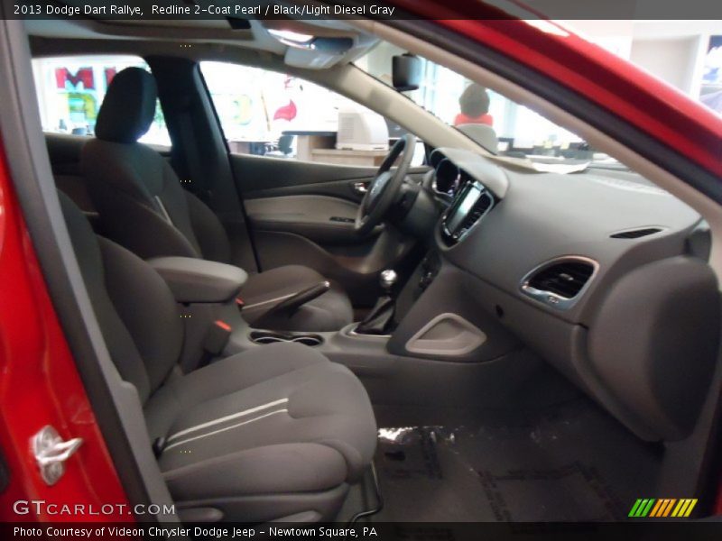 Redline 2-Coat Pearl / Black/Light Diesel Gray 2013 Dodge Dart Rallye