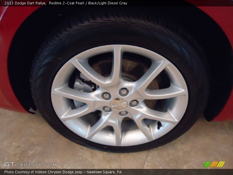 Redline 2-Coat Pearl / Black/Light Diesel Gray 2013 Dodge Dart Rallye