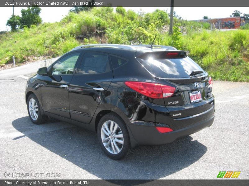 Ash Black / Black 2012 Hyundai Tucson Limited AWD