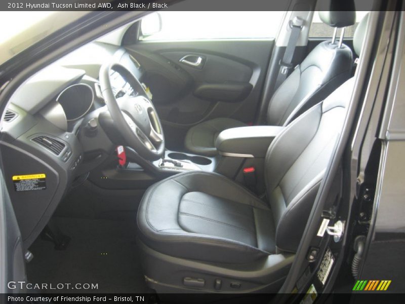Front Seat of 2012 Tucson Limited AWD