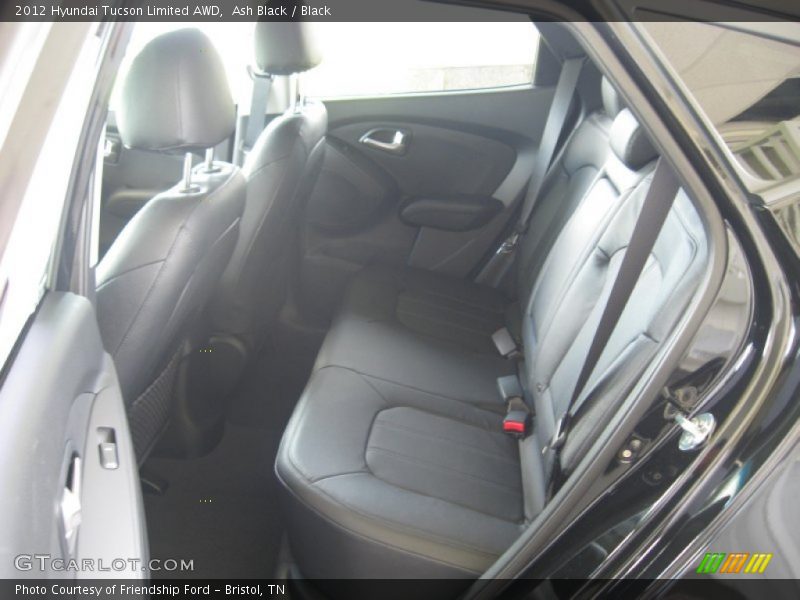 Rear Seat of 2012 Tucson Limited AWD
