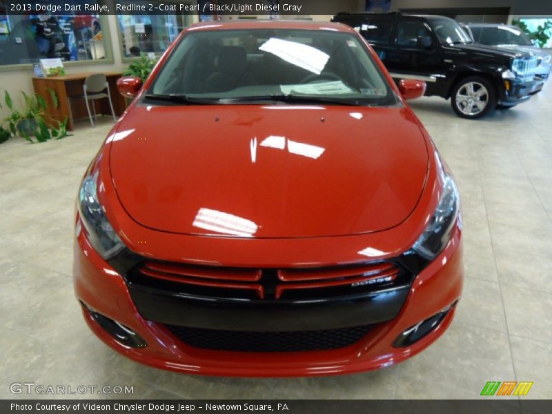 Redline 2-Coat Pearl / Black/Light Diesel Gray 2013 Dodge Dart Rallye
