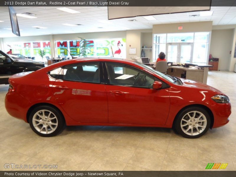 Redline 2-Coat Pearl / Black/Light Diesel Gray 2013 Dodge Dart Rallye