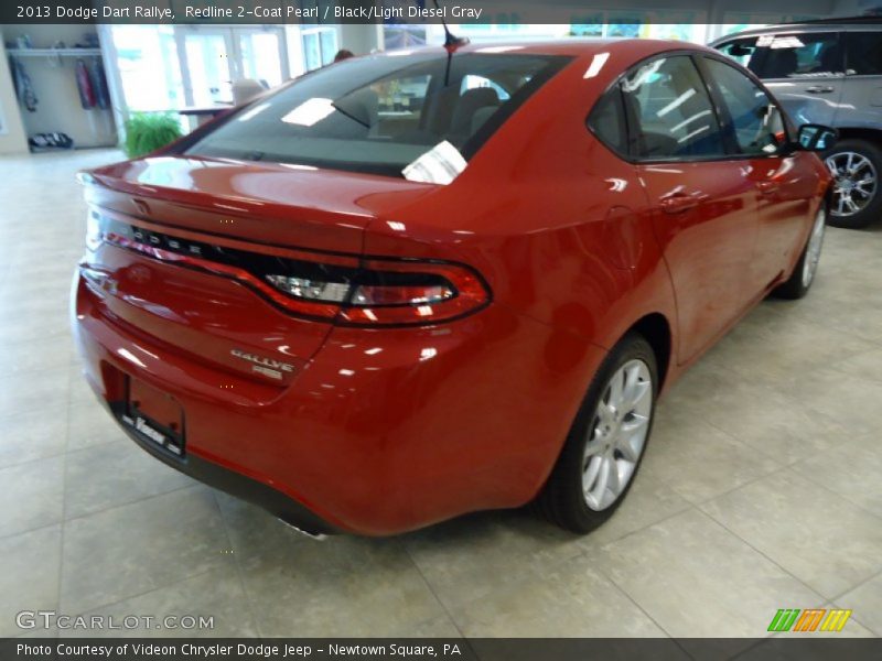 Redline 2-Coat Pearl / Black/Light Diesel Gray 2013 Dodge Dart Rallye