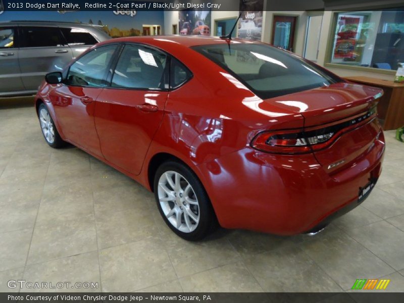 Redline 2-Coat Pearl / Black/Light Diesel Gray 2013 Dodge Dart Rallye