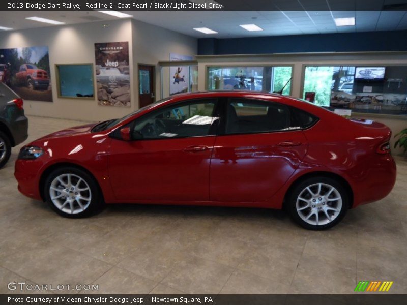 Redline 2-Coat Pearl / Black/Light Diesel Gray 2013 Dodge Dart Rallye