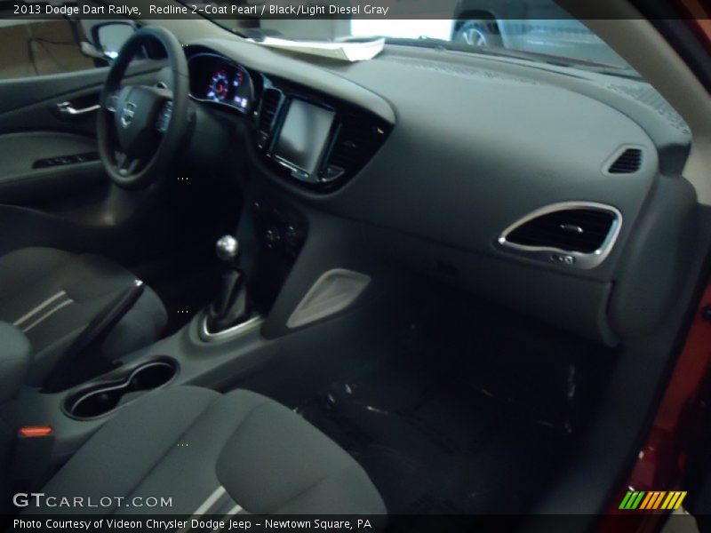 Redline 2-Coat Pearl / Black/Light Diesel Gray 2013 Dodge Dart Rallye