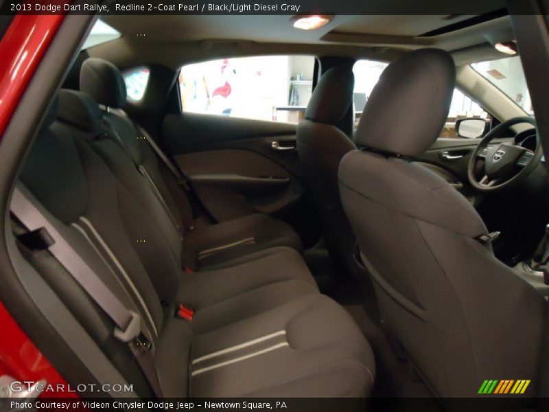 Redline 2-Coat Pearl / Black/Light Diesel Gray 2013 Dodge Dart Rallye