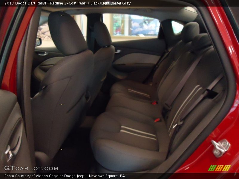 Redline 2-Coat Pearl / Black/Light Diesel Gray 2013 Dodge Dart Rallye