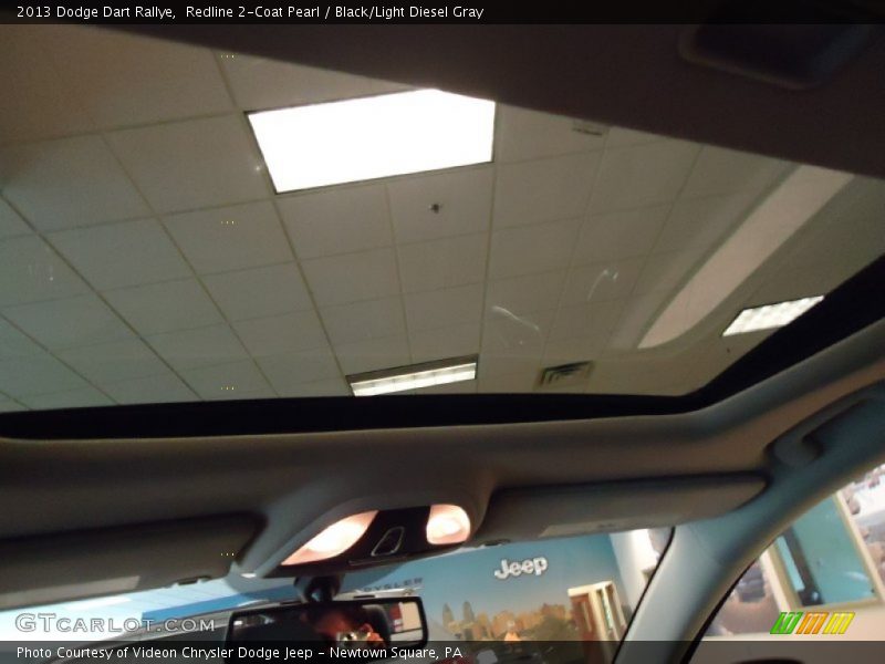 Redline 2-Coat Pearl / Black/Light Diesel Gray 2013 Dodge Dart Rallye