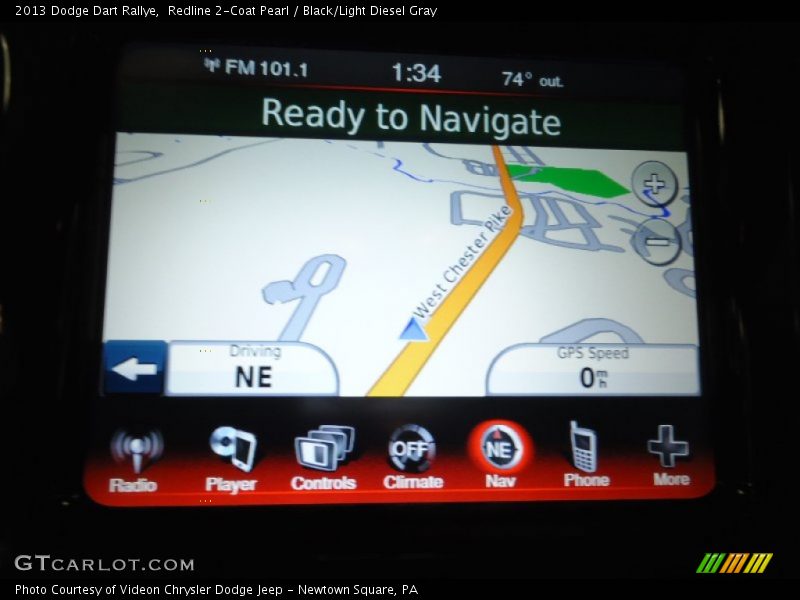 Redline 2-Coat Pearl / Black/Light Diesel Gray 2013 Dodge Dart Rallye