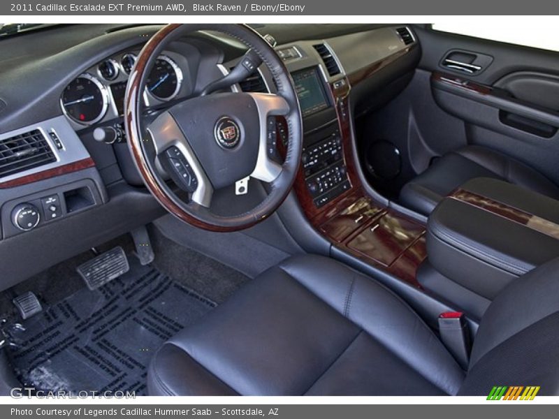 Ebony/Ebony Interior - 2011 Escalade EXT Premium AWD 