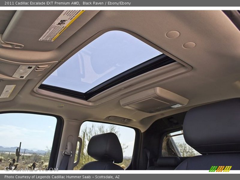 Sunroof of 2011 Escalade EXT Premium AWD