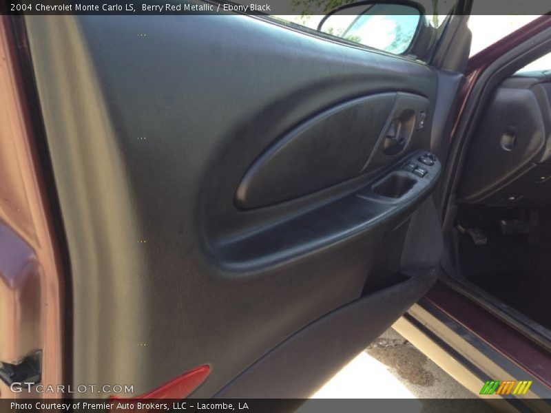 Berry Red Metallic / Ebony Black 2004 Chevrolet Monte Carlo LS