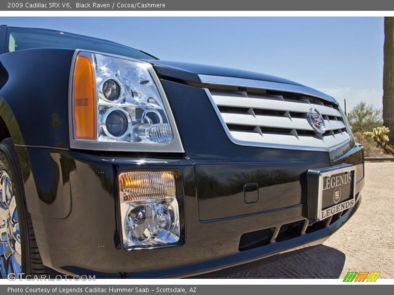 Black Raven / Cocoa/Cashmere 2009 Cadillac SRX V6