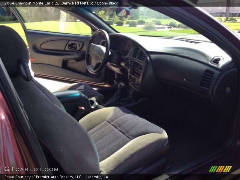 Berry Red Metallic / Ebony Black 2004 Chevrolet Monte Carlo LS