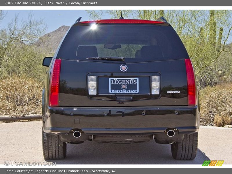 Black Raven / Cocoa/Cashmere 2009 Cadillac SRX V6