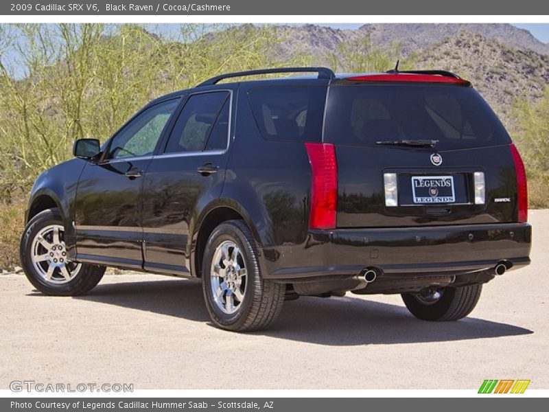 Black Raven / Cocoa/Cashmere 2009 Cadillac SRX V6