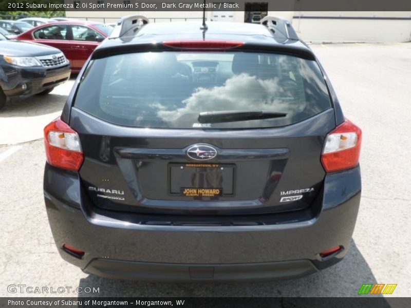 Dark Gray Metallic / Black 2012 Subaru Impreza 2.0i Sport Premium 5 Door