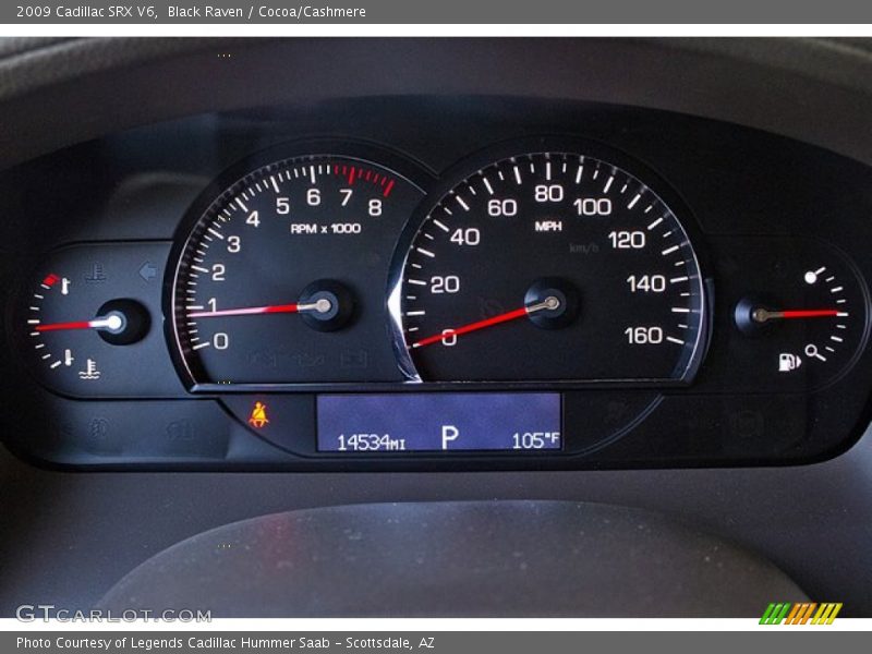  2009 SRX V6 V6 Gauges