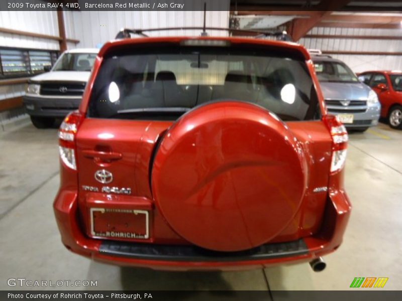 Barcelona Red Metallic / Ash Gray 2009 Toyota RAV4 4WD