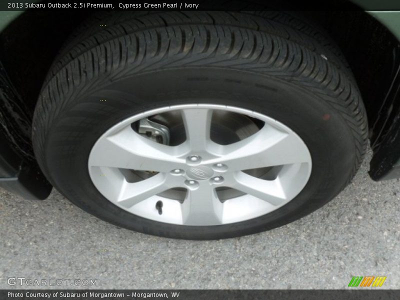 Cypress Green Pearl / Ivory 2013 Subaru Outback 2.5i Premium