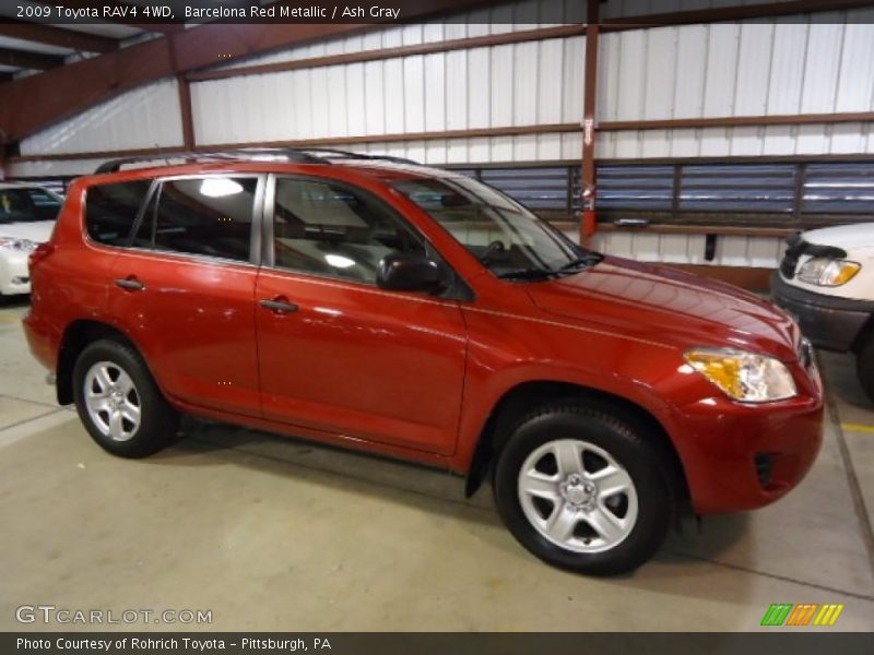 Barcelona Red Metallic / Ash Gray 2009 Toyota RAV4 4WD