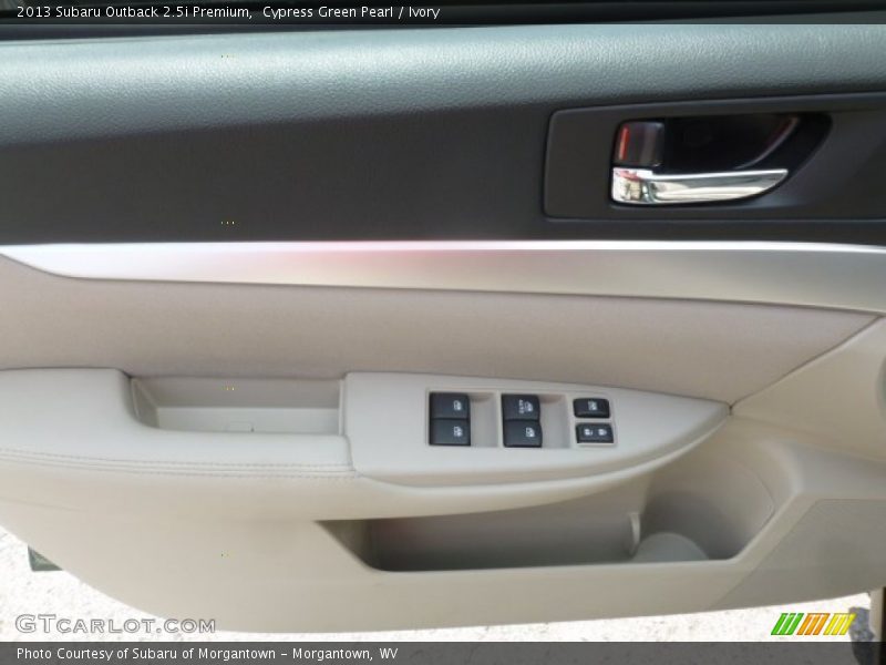 Cypress Green Pearl / Ivory 2013 Subaru Outback 2.5i Premium