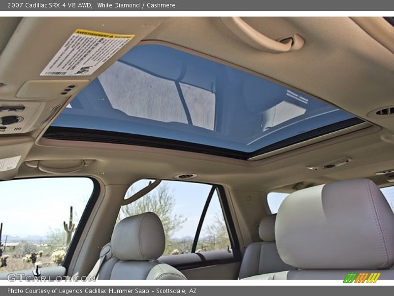 Sunroof of 2007 SRX 4 V8 AWD