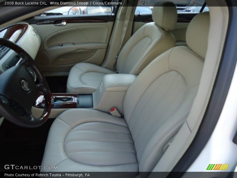 White Diamond Tricoat / Cocoa/Cashmere 2008 Buick Lucerne CXL