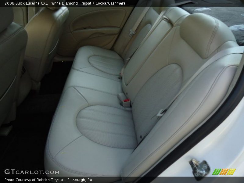 White Diamond Tricoat / Cocoa/Cashmere 2008 Buick Lucerne CXL