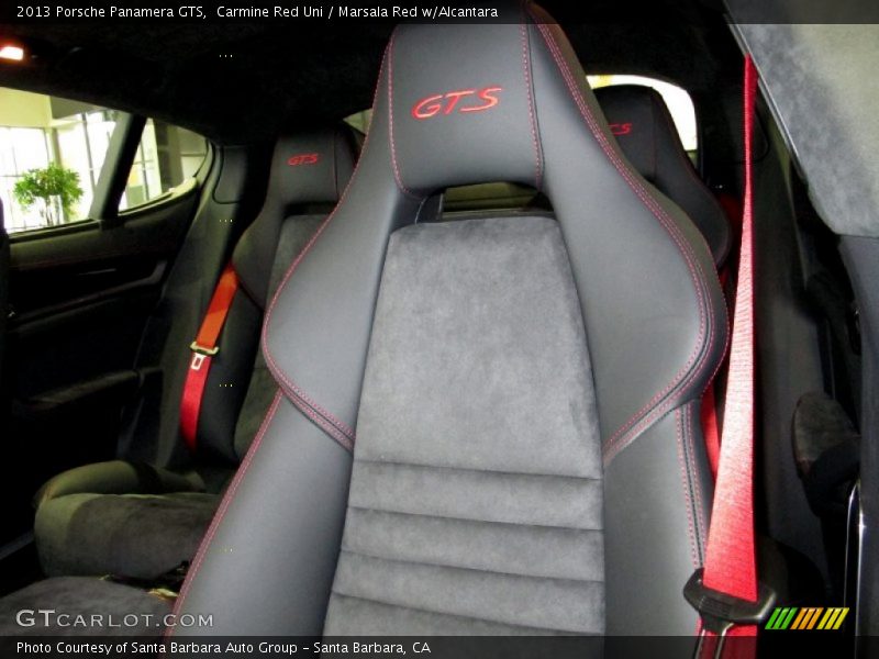 Front Seat of 2013 Panamera GTS