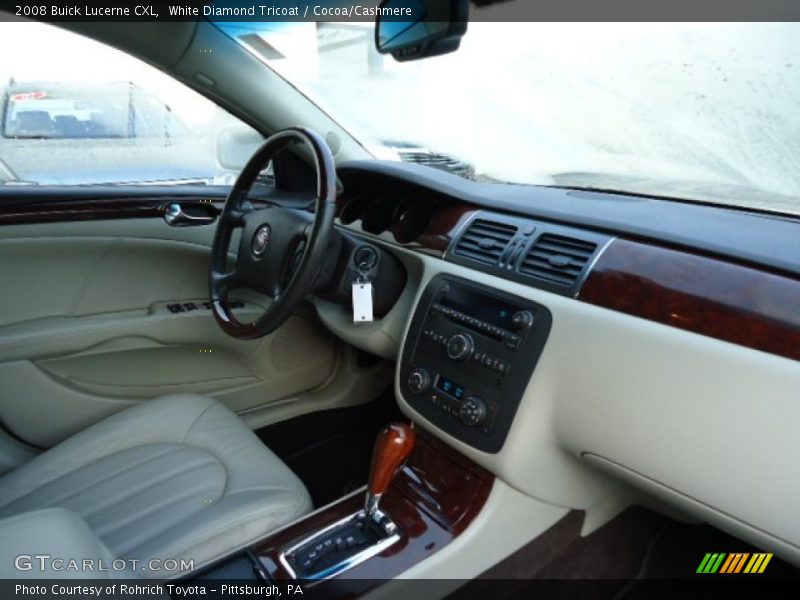 White Diamond Tricoat / Cocoa/Cashmere 2008 Buick Lucerne CXL