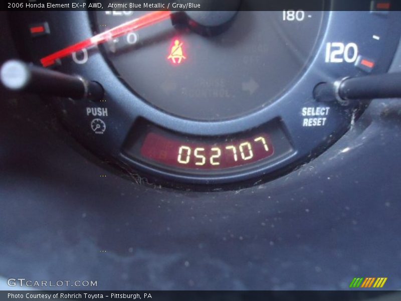 Atomic Blue Metallic / Gray/Blue 2006 Honda Element EX-P AWD