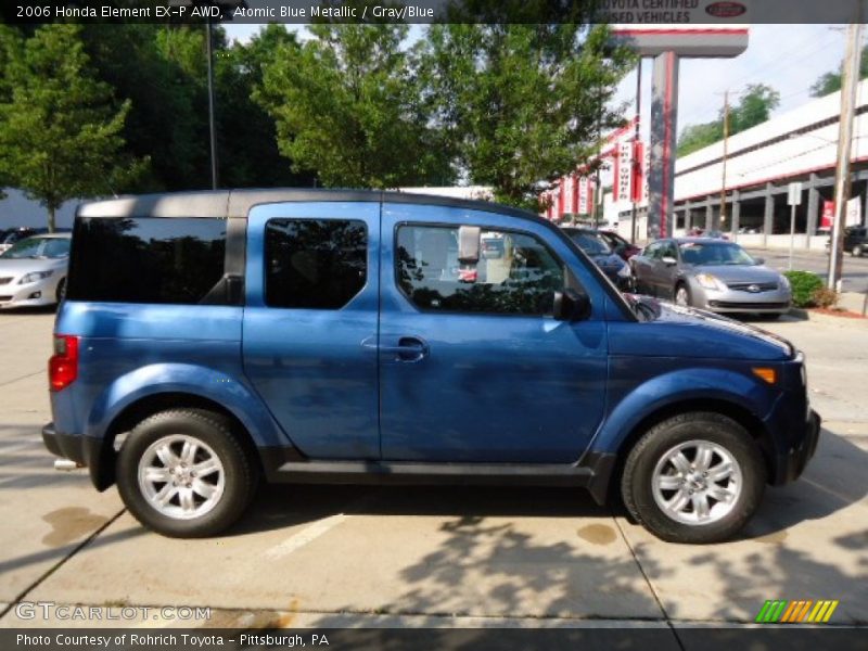 Atomic Blue Metallic / Gray/Blue 2006 Honda Element EX-P AWD