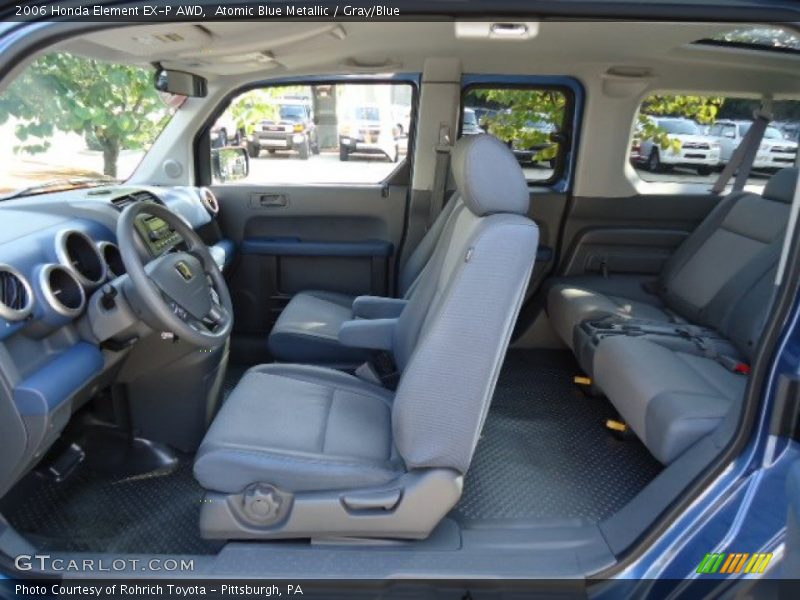  2006 Element EX-P AWD Gray/Blue Interior