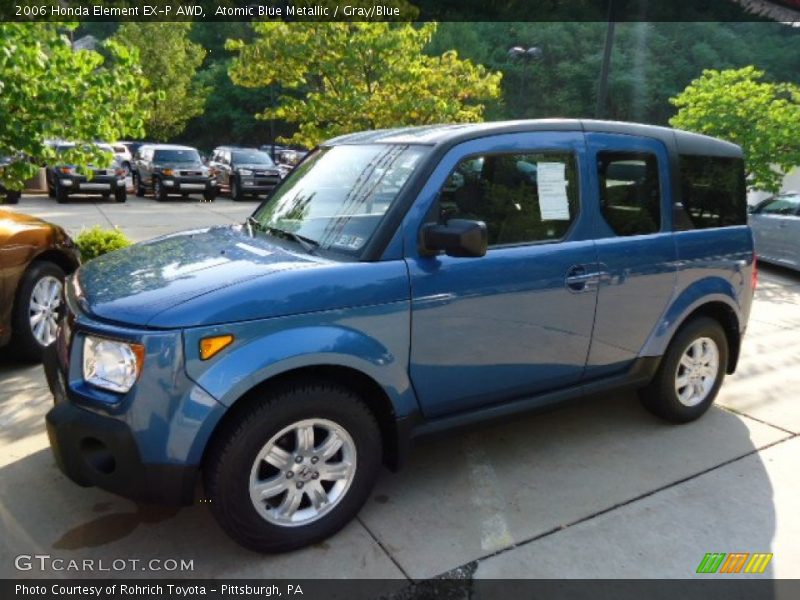 Atomic Blue Metallic / Gray/Blue 2006 Honda Element EX-P AWD