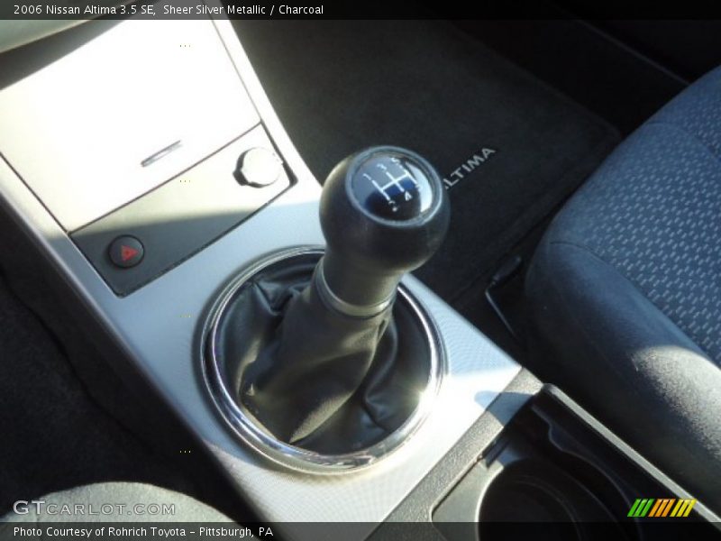Sheer Silver Metallic / Charcoal 2006 Nissan Altima 3.5 SE