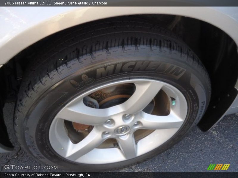 Sheer Silver Metallic / Charcoal 2006 Nissan Altima 3.5 SE