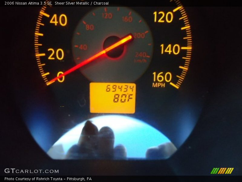 Sheer Silver Metallic / Charcoal 2006 Nissan Altima 3.5 SE