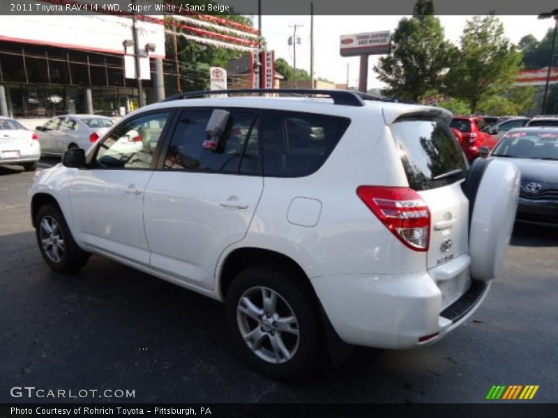 Super White / Sand Beige 2011 Toyota RAV4 I4 4WD