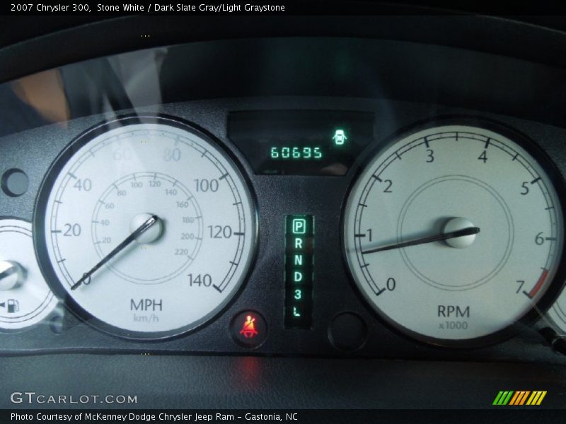 Stone White / Dark Slate Gray/Light Graystone 2007 Chrysler 300