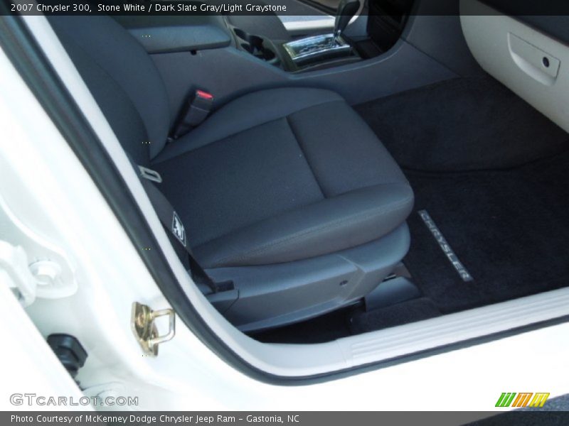 Stone White / Dark Slate Gray/Light Graystone 2007 Chrysler 300