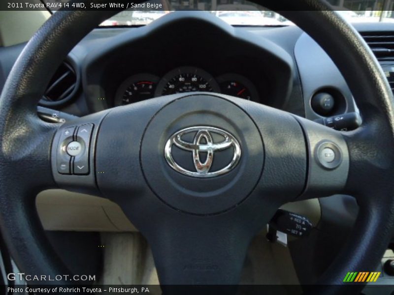 Super White / Sand Beige 2011 Toyota RAV4 I4 4WD
